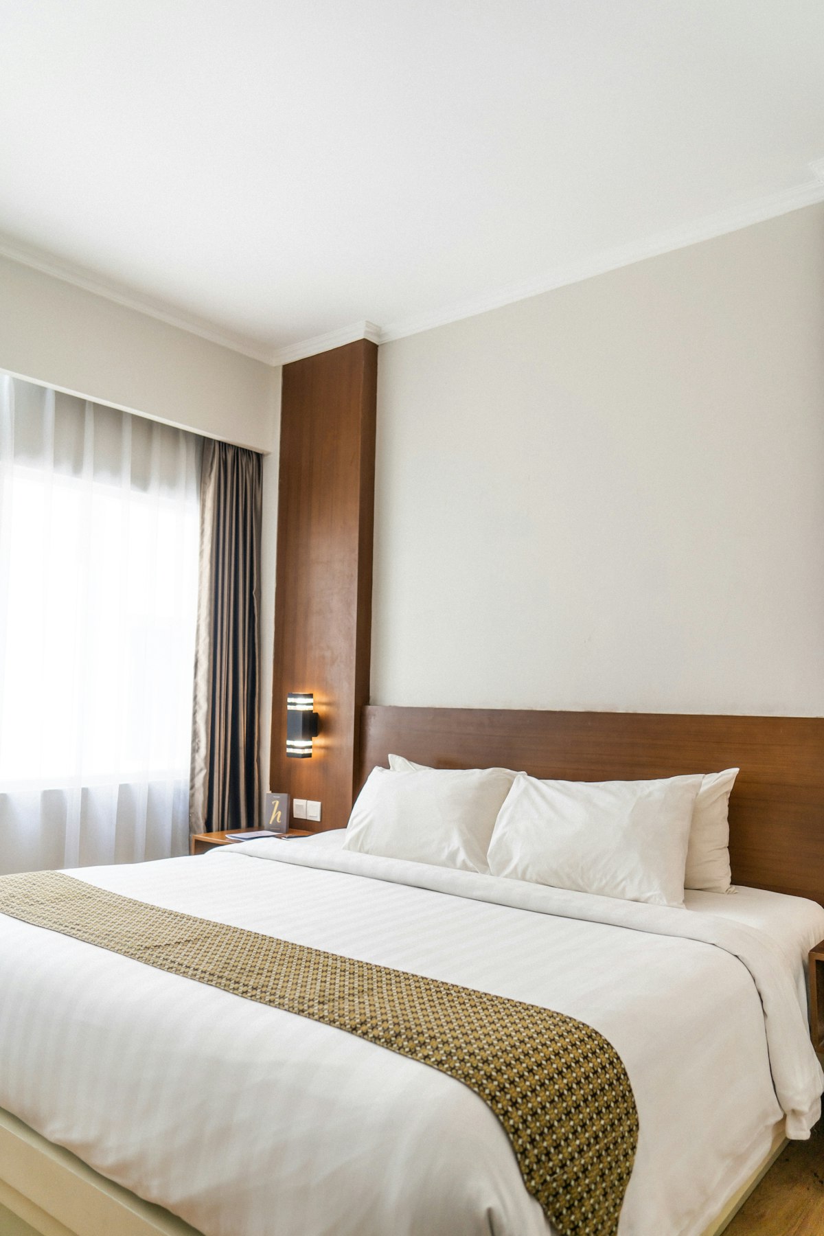 Habitación de hotel preparada para la venta